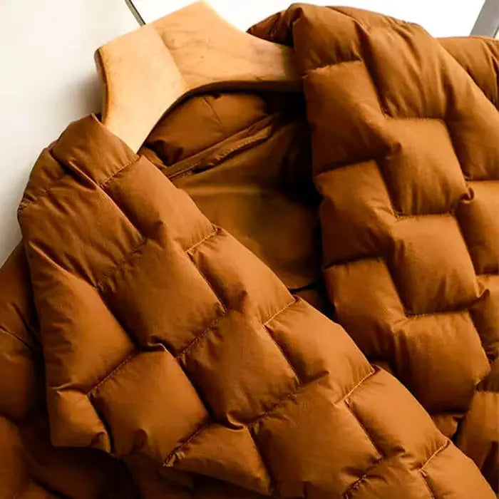 Warm Quilted Puffer Jacket for Ladies