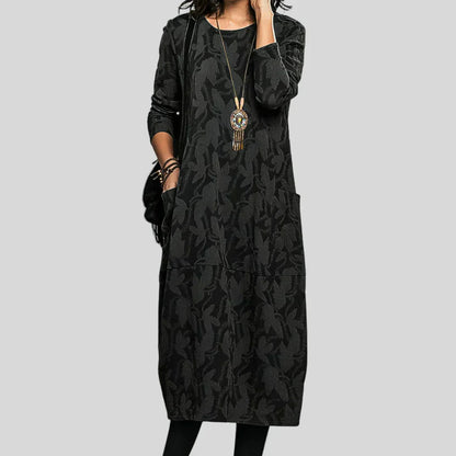 Stylish Printed Mid Length Women's Dress