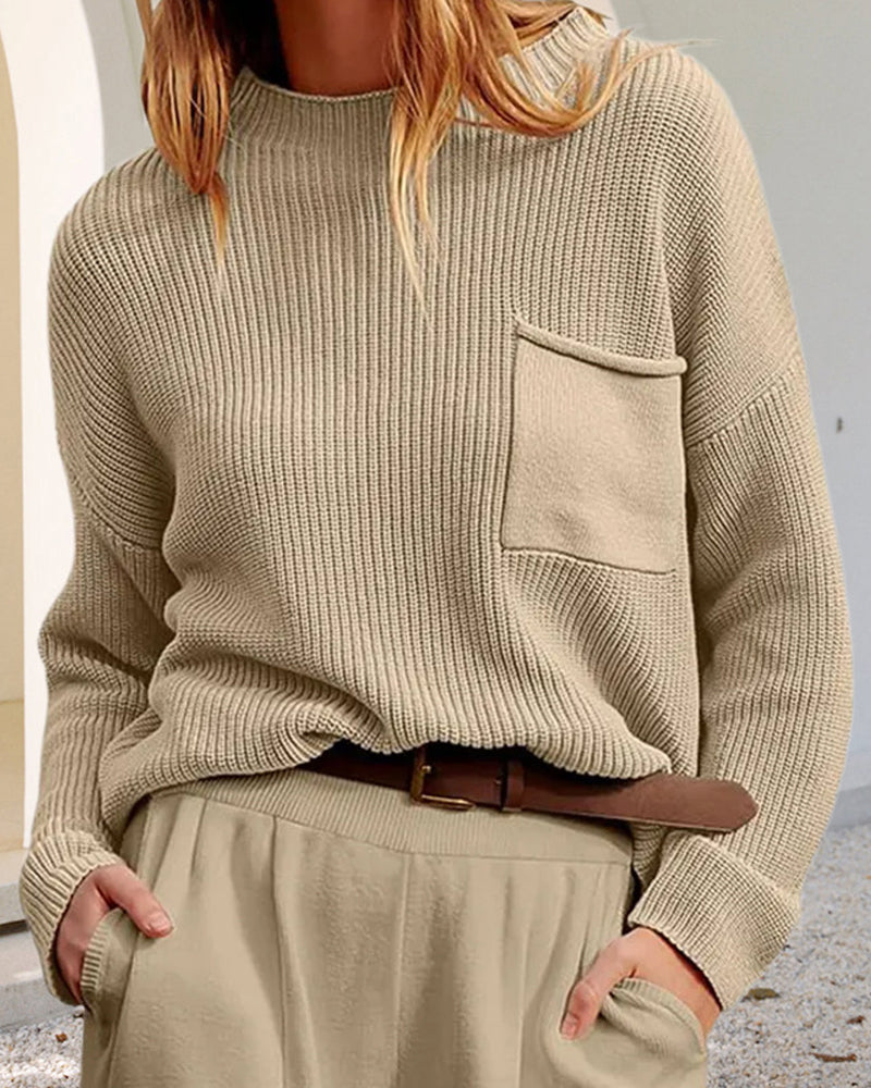 Cozy Women's Soft Crew Neck Sweater