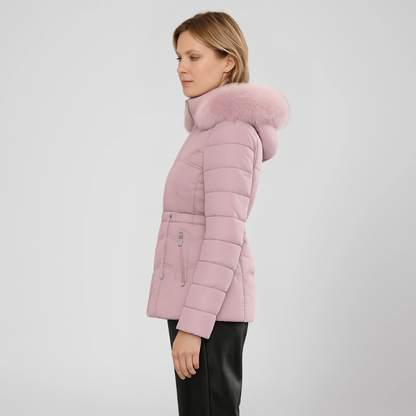 Warm Insulated Quilted Winter Parka Coat