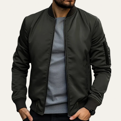 Men's Slim Fit Soft Bomber Jacket