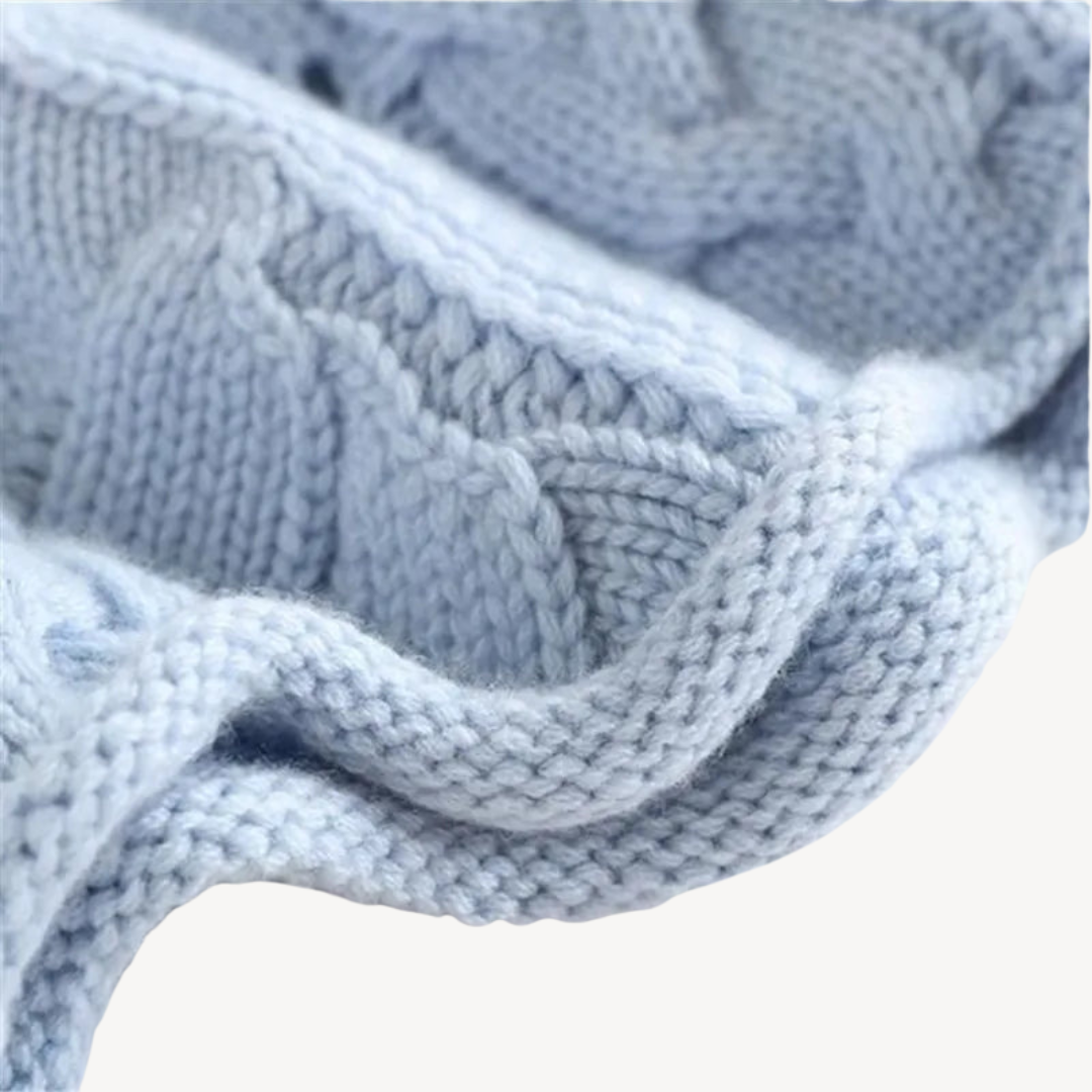 Textured Crew Neck Women's Sweater