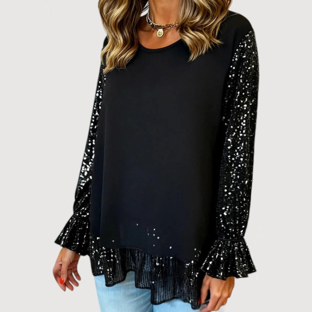 Glittering Sequin Women's Blouse