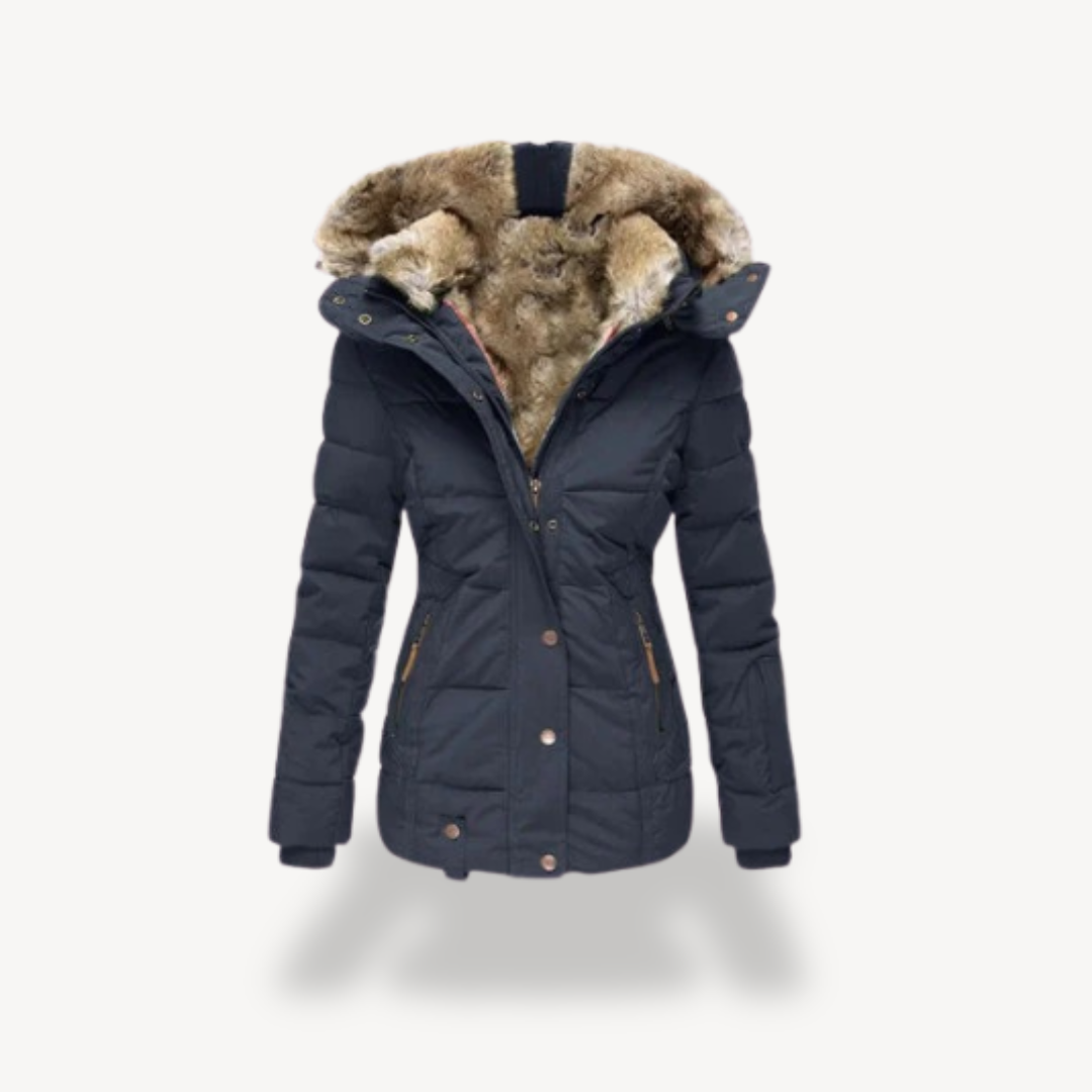 Soft Faux Fur Parka Coat for Women - OutfitLondon