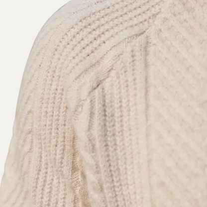 Men's Texture Knit Quarter Zip Sweater