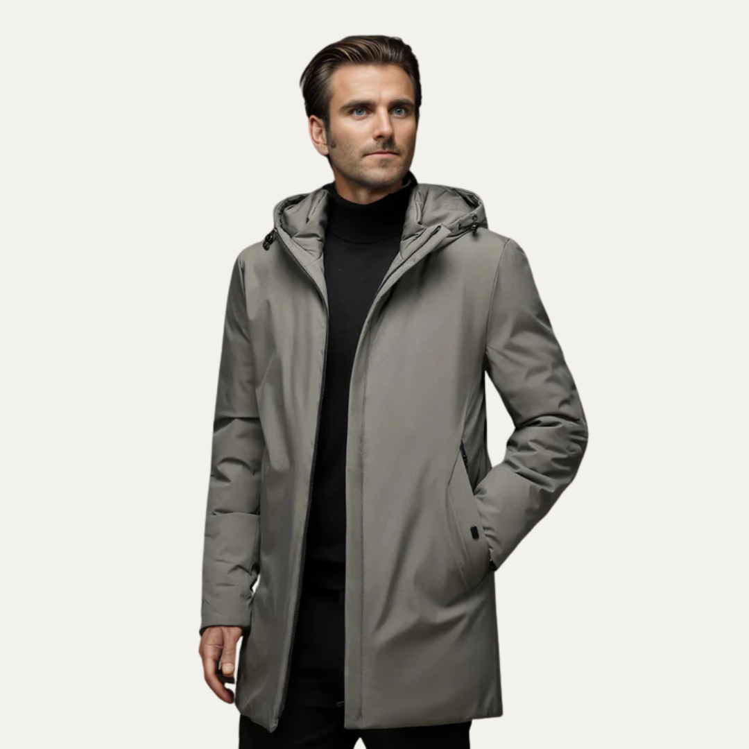 Slim Fit Waterproof Hooded Jacket