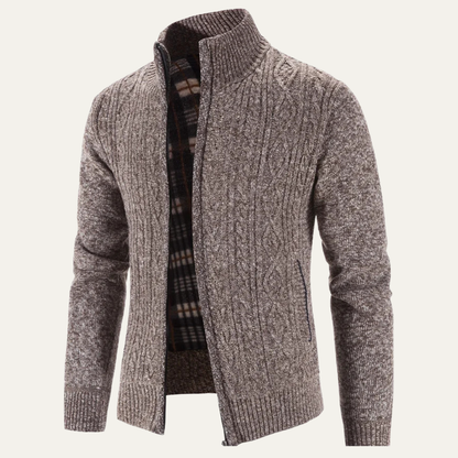 Cozy Mens Fleece Zipper Jacket