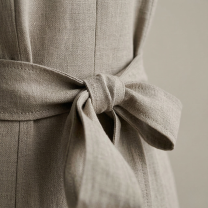 Casual Summer Shirt Dress with Belted Waist
