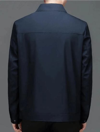 Men's Fit Zip Up Leather Jacket