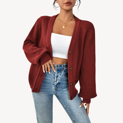 Women's Casual Open Front Cardigan Sweater