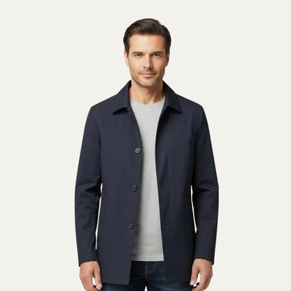 Timeless Fit Straight Cut Mens Coat