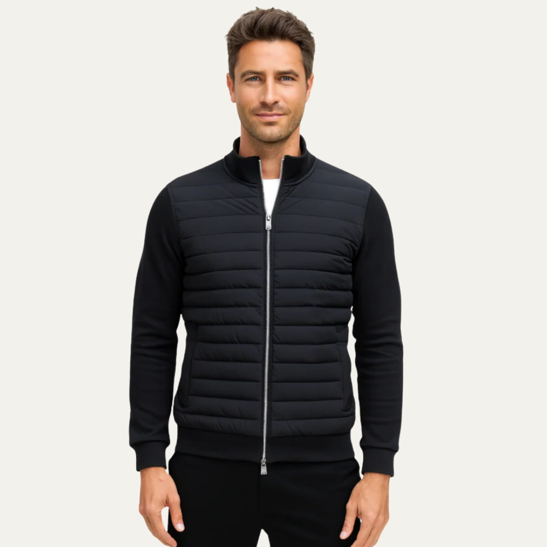 Rugged Men's Sherpa Lined Denim Jacket - OutfitLondon