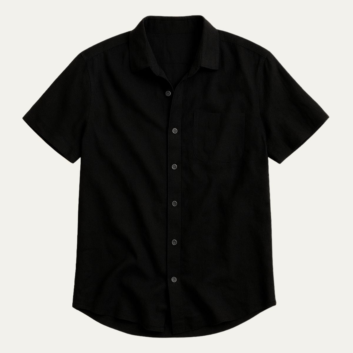 Classic Cotton Short Sleeve Men's Shirt