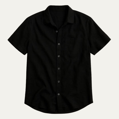 Classic Cotton Short Sleeve Men's Shirt