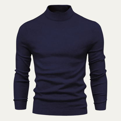 Classic Men's Fitted Turtleneck Sweater