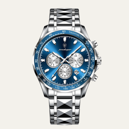 Premium Men's Stainless Steel Water Resistant Watch