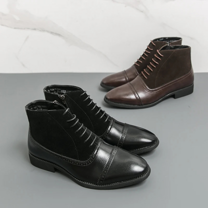 Traditional Leather Men's Oxford Boots