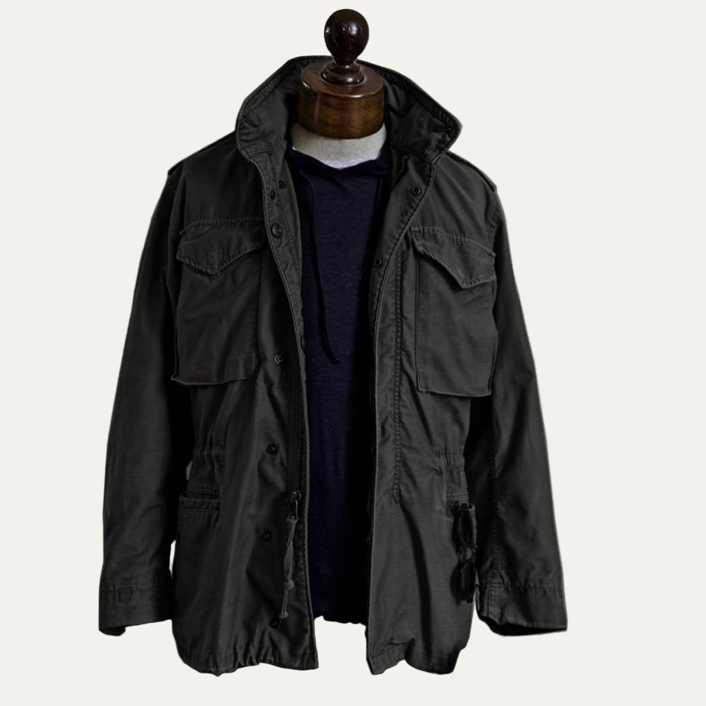 Large Casual Army Shirt Jacket - OutfitLondon
