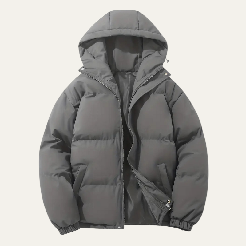 Big & Tall Quilted Puffer Coat for Men