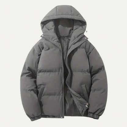 Big & Tall Quilted Puffer Coat for Men