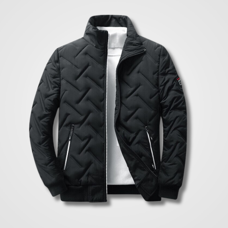 Insulated Water Resistant Mens Bomber Coat - OutfitLondon