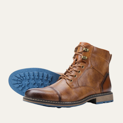 Tough Hiking Men's Leather Outdoor Boots