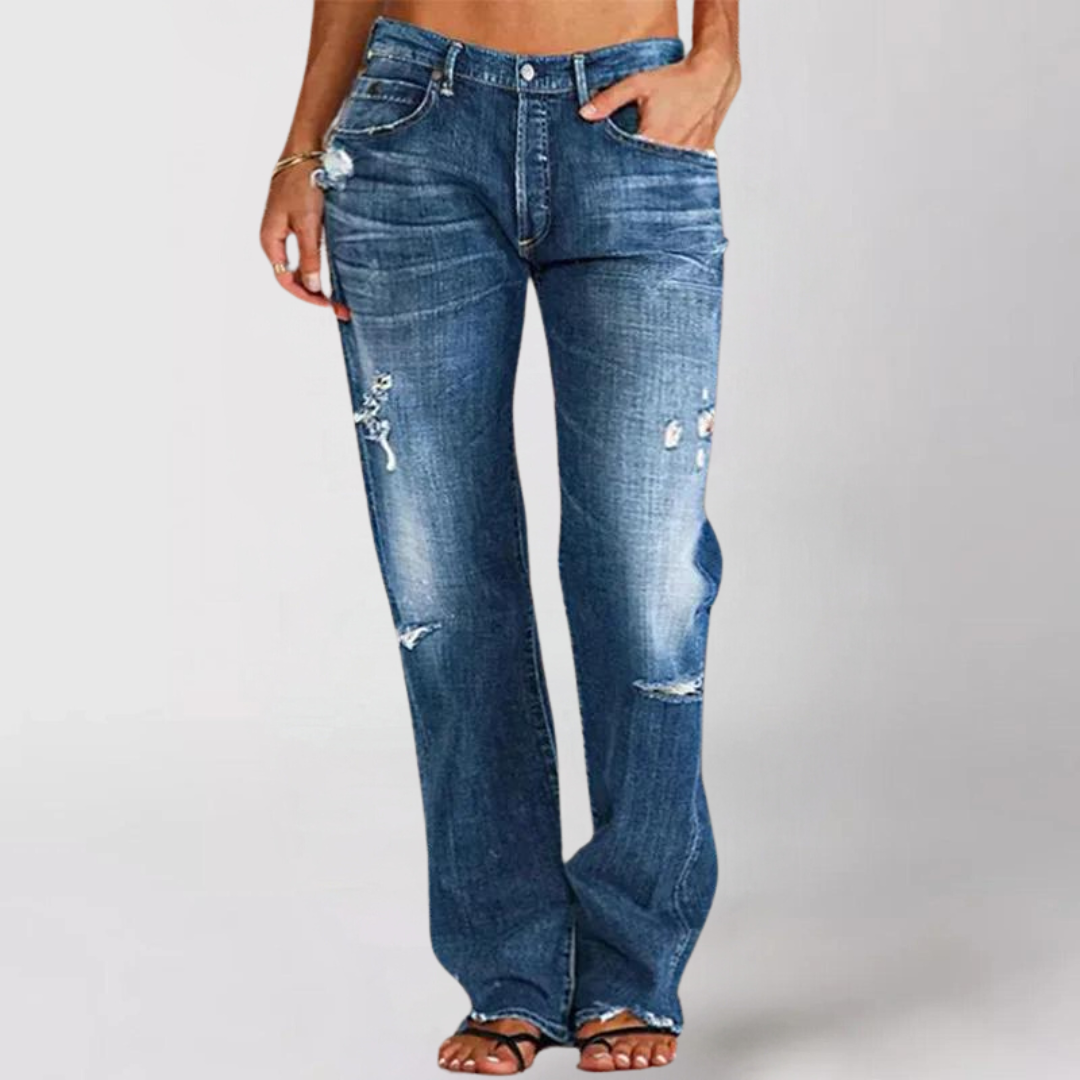 Comfortable Loose Fit Women's Denim Jeans