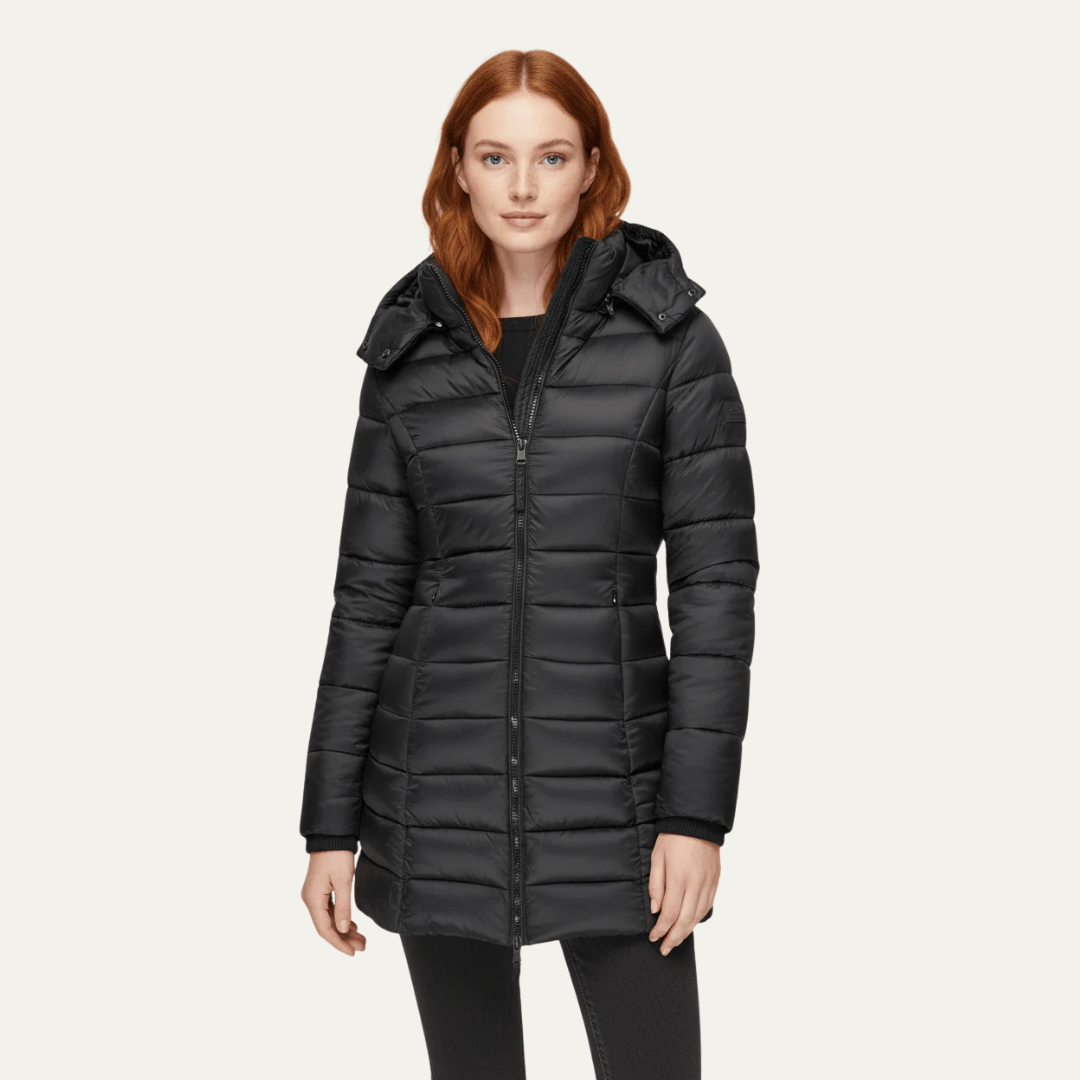 Slim Fit Women's Water Resistant Puffer Jacket