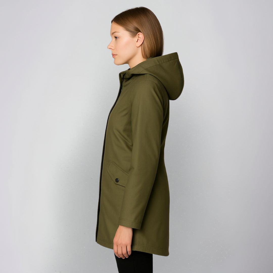 Women's Waterproof Hooded Rain Jacket