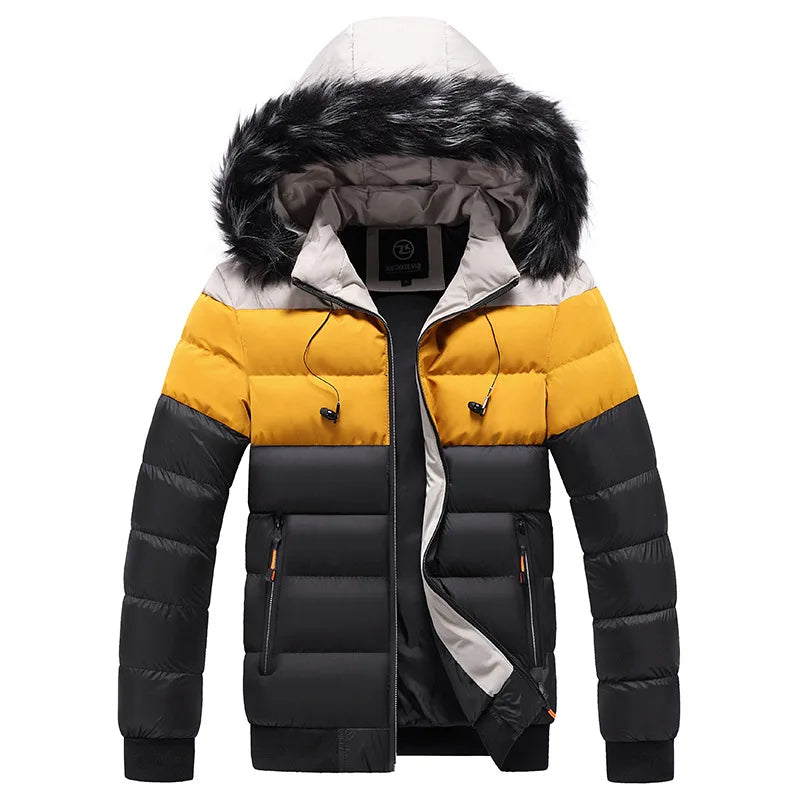 Warm Faux Fur Winter Parka Coat