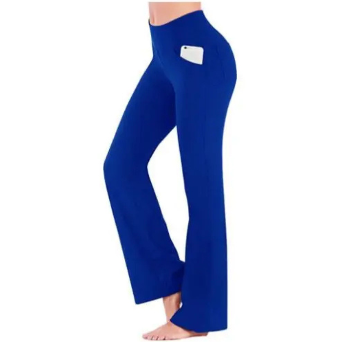 Trendy High Waist Flare Leg Women's Pants