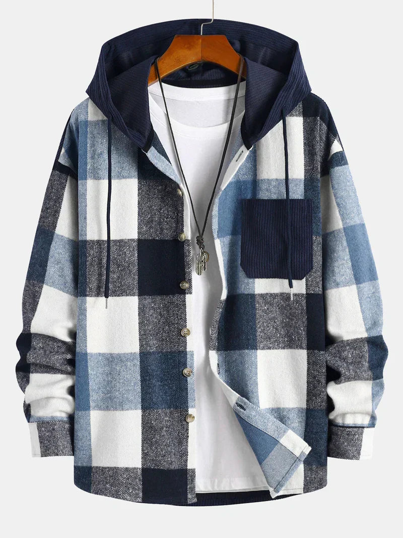 Casual Fit Plaid Flannel Shirt