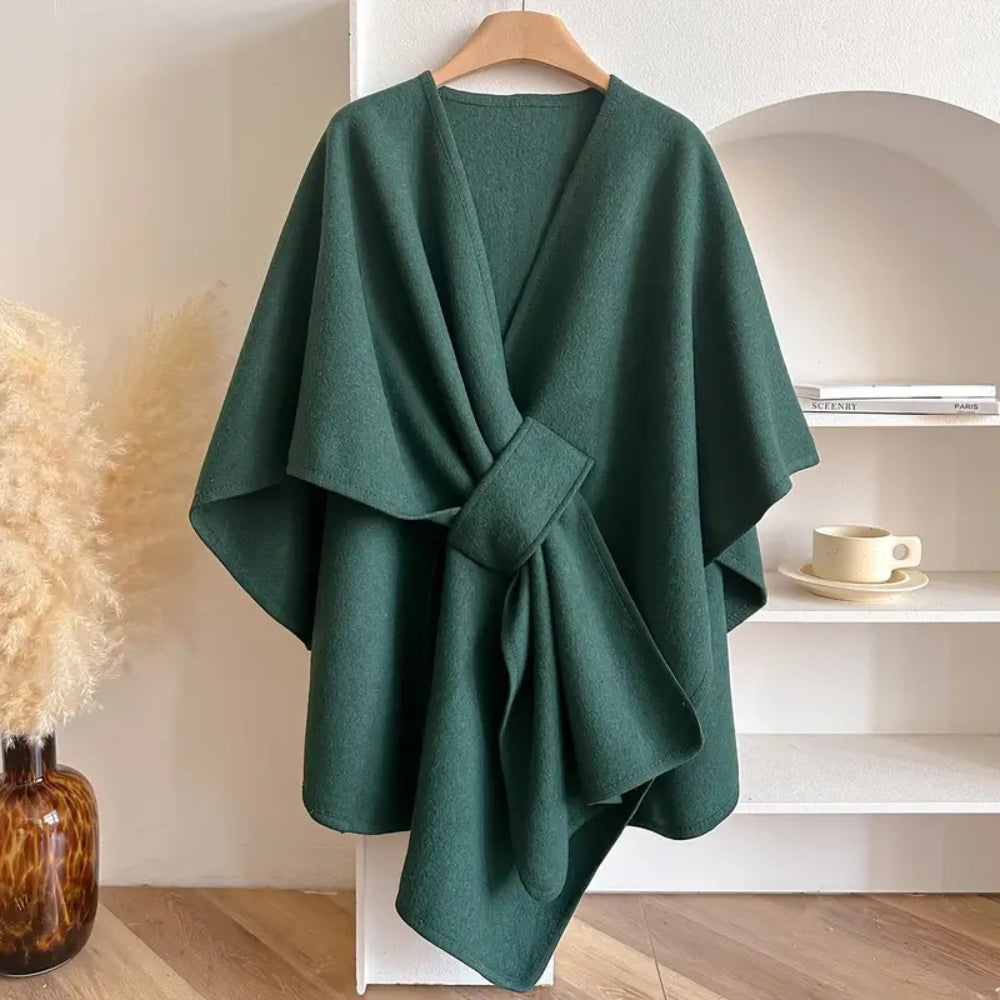 Waterproof Shawl Coat for Ladies