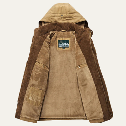 Men's Quilted Patterned Bomber Jacket