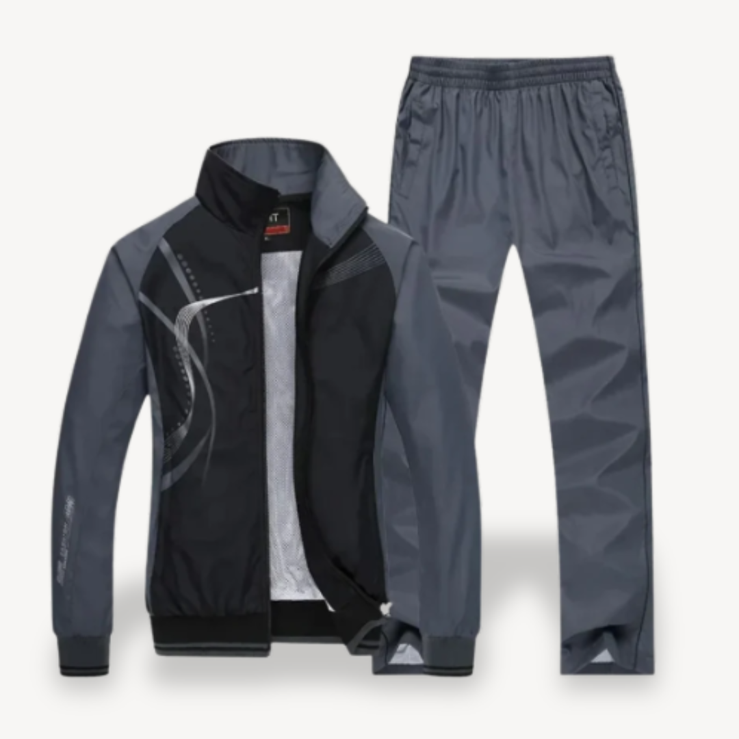Athletic Sports Jacket and Pant Set