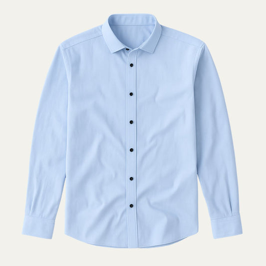 Classic Fit Mens Linen Dress Shirt - OutfitLondon