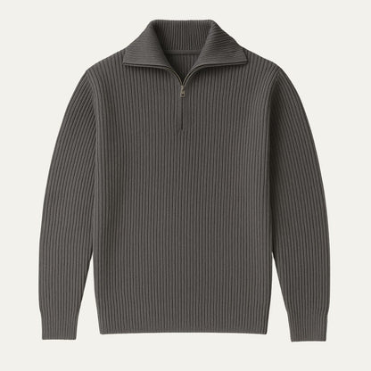 Warm Wool Quarter Zip Sweater