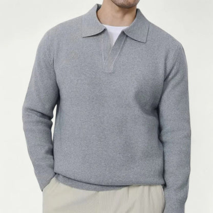 Classic Fit Polo Neck Sweater