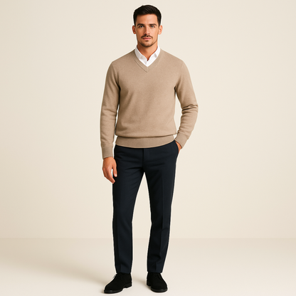 Luxurious Men's Cashmere Sweater