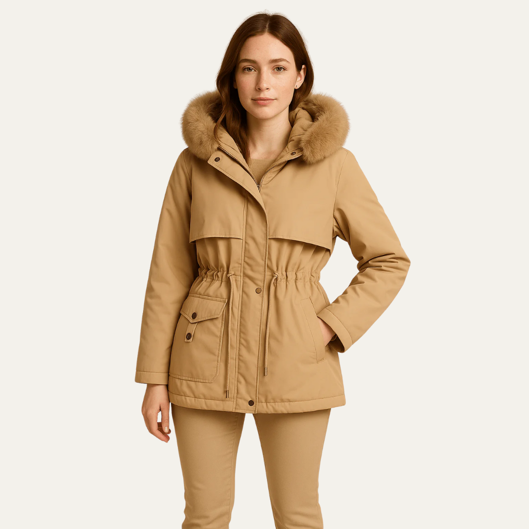 Ladies' Waterproof Hooded Winter Coat - OutfitLondon