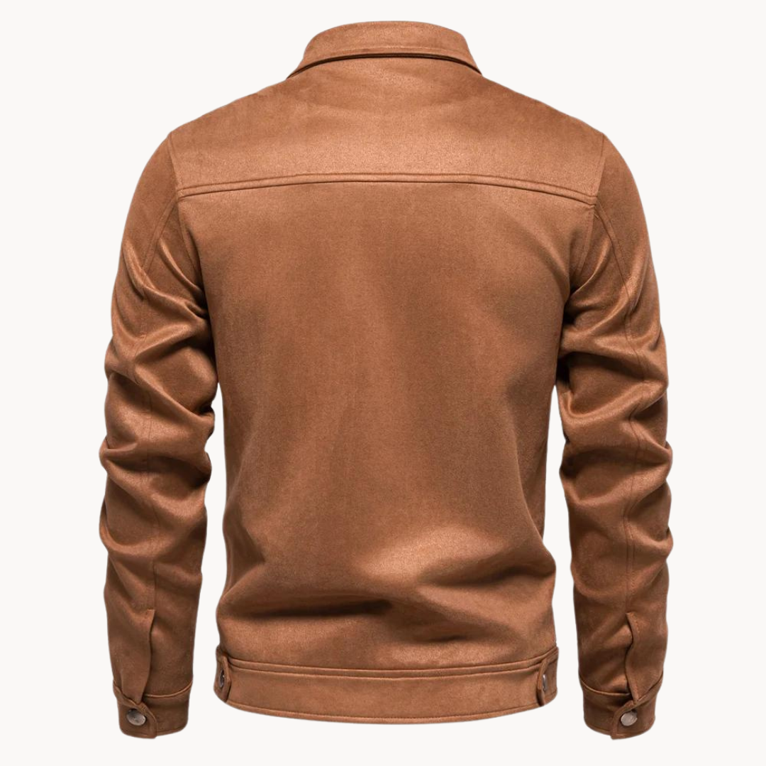 Luxurious Brown Leather Jacket