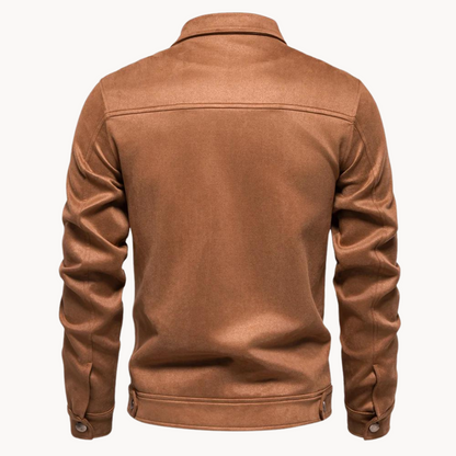 Luxurious Brown Leather Jacket