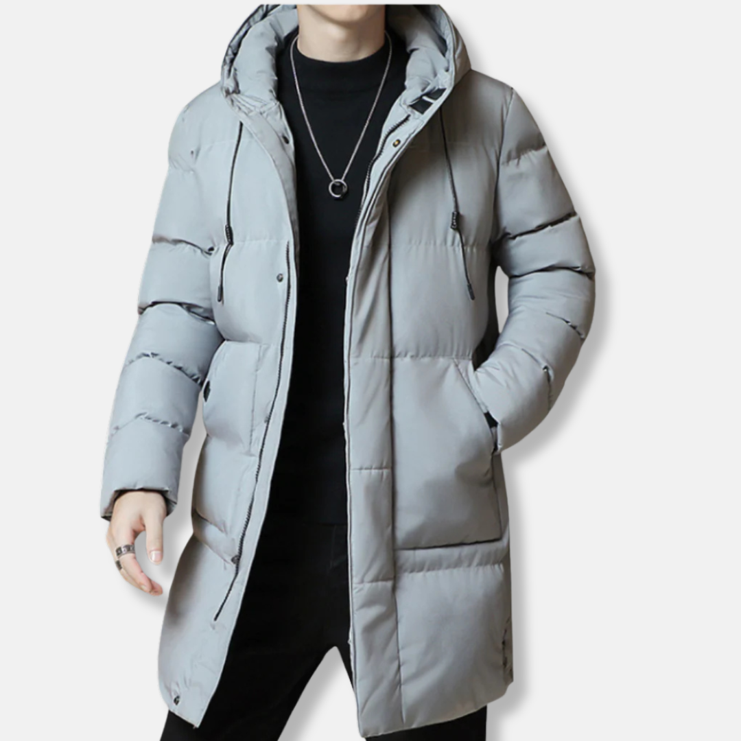 Warm Quilted Puffer Hoodie Jacket