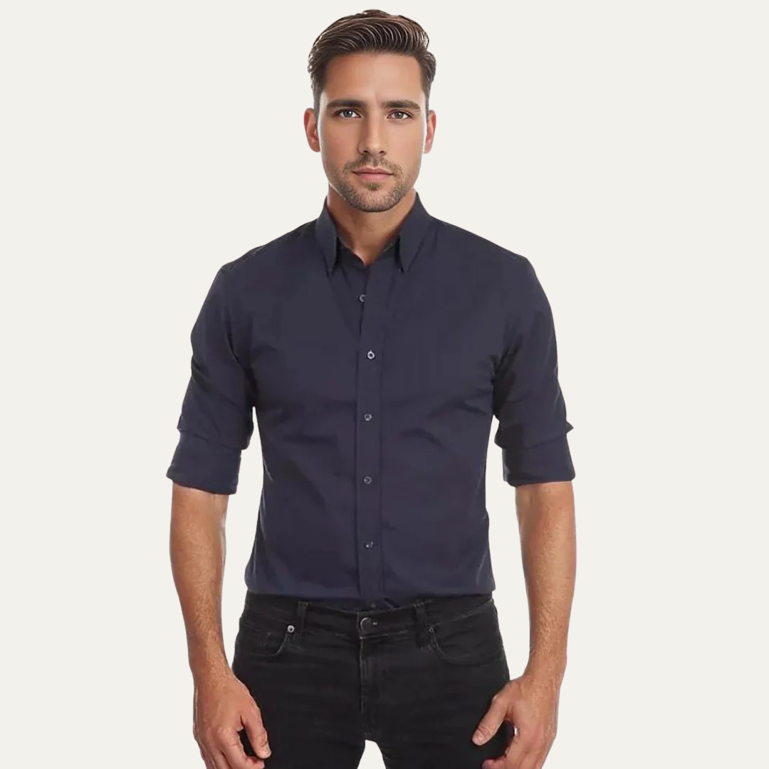 Classic Fit Mens Long Sleeve Dress Shirt