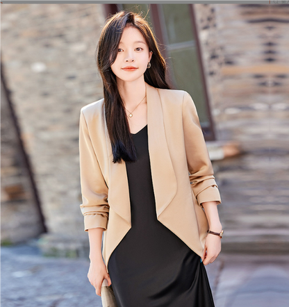 Timeless Ladies One Button Open Jacket - OutfitLondon