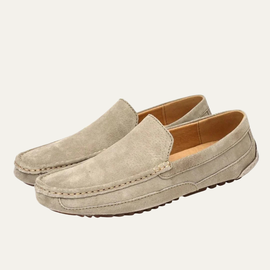 Luxury Leather Slip On Moccasins