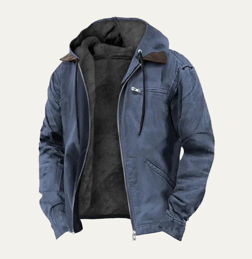 Durable Insulated Canvas Work Coat for Men