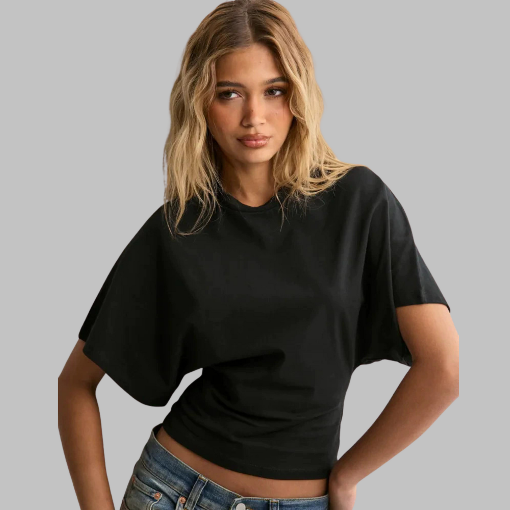 Relaxed Fit Short Sleeve Crew Neck Tee - OutfitLondon