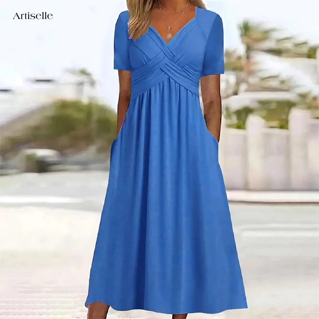 Flattering Dress with Belly Control
