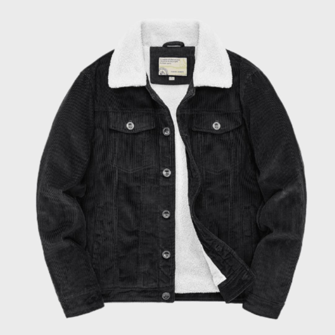 Warm Faux Fur Lined Denim Jacket